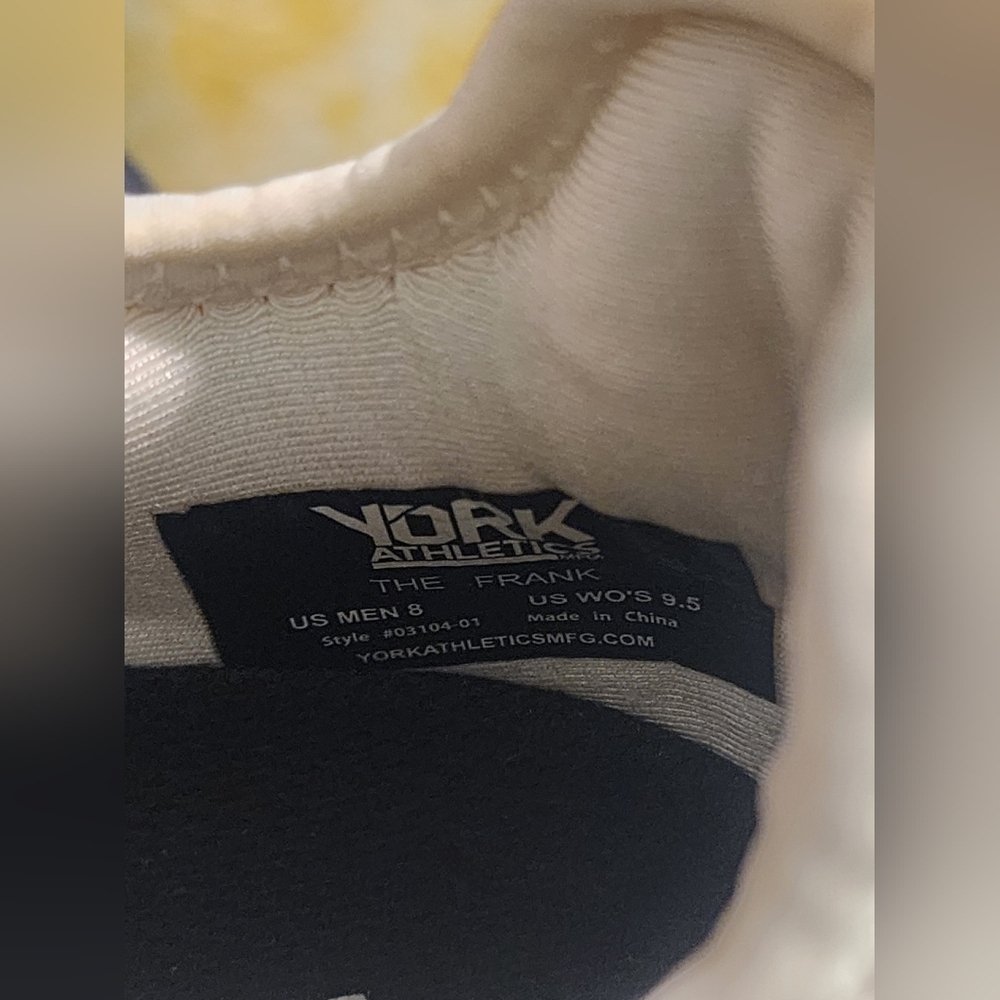 York The Frank Trainer Great Condition Running Gym Casual Mens Size 8 Womens 9.5 - Picture 11 of 13